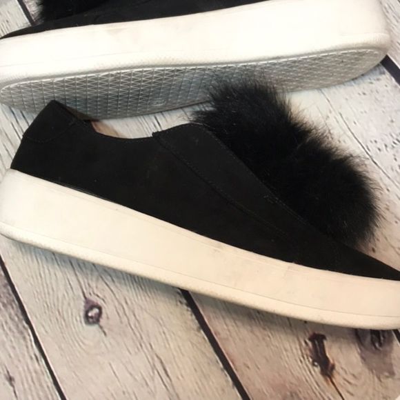 Cute Pom Pom sneakers Black Size 9 Massani - Picture 8 of 8
